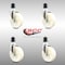 Service Caster 5 Inch 316SS Nylon Wheel Swivel 1-7/8 Inch Expanding Stem Caster Set SCC SCC-SS316EX20S514-NYS-178-4 - alternate 2